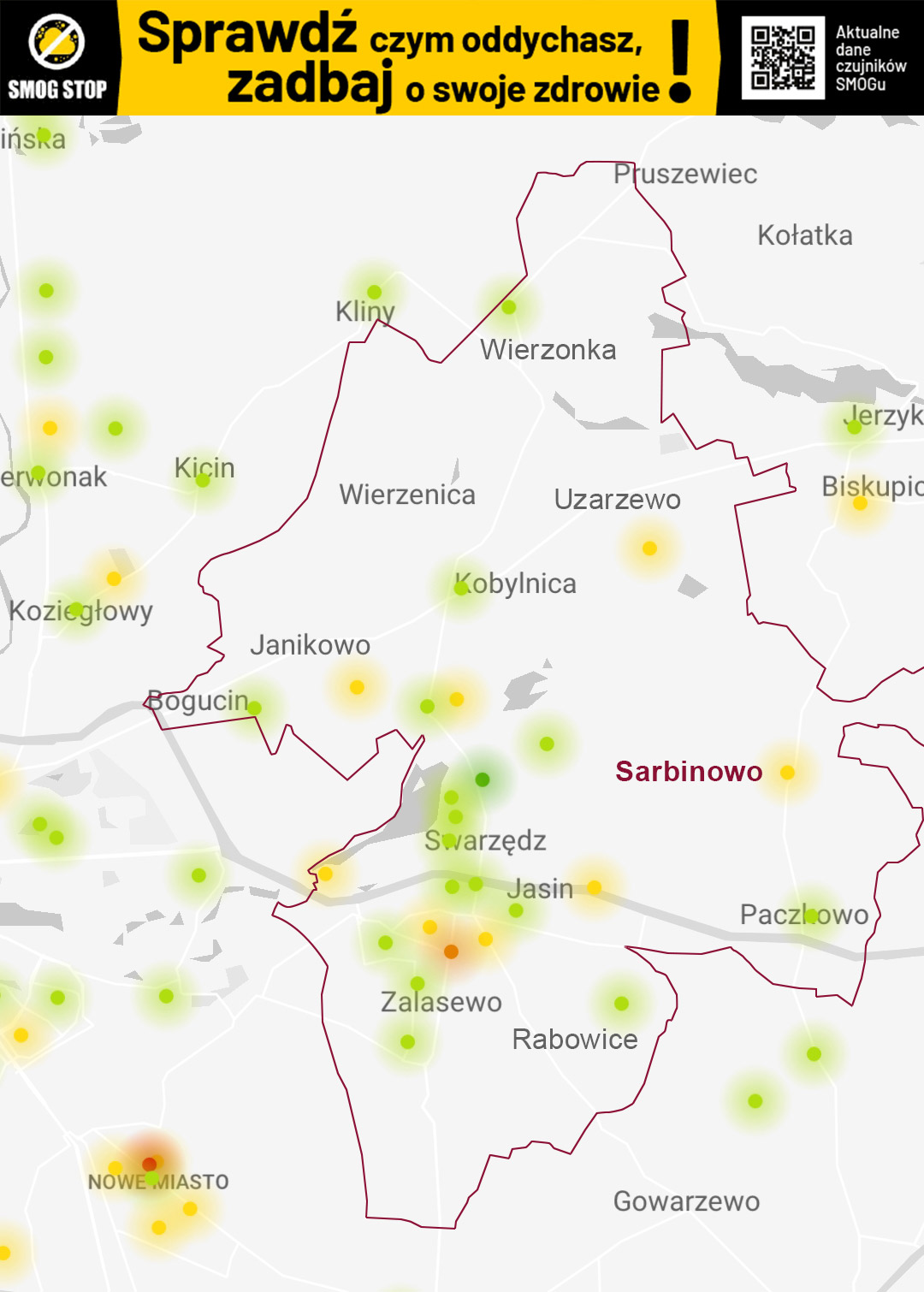 Nowy czujnik w Sarbinowie